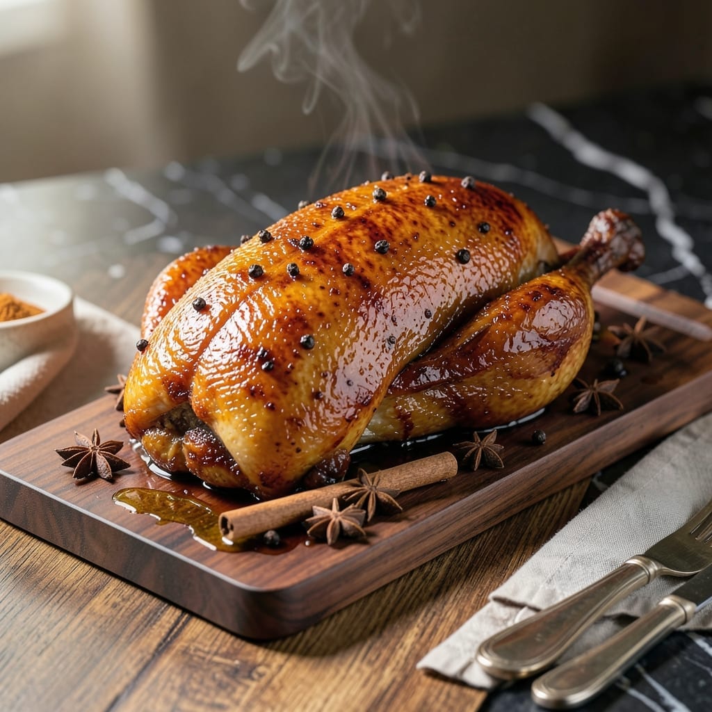 Chinese Goose Recipe: Five Spice Roast With Crispy Skin