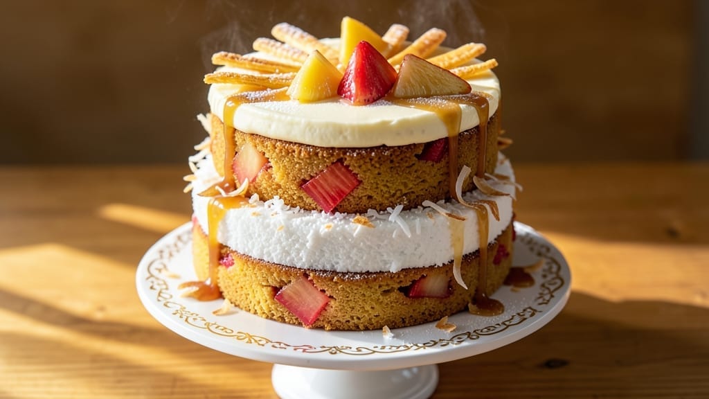 3 Layer Pineapple Coconut Cake Recipe: Tropical Layers That Melt Together 3 Layer Pineapple Coconut Cake Recipe: Tropical Layers That Melt Together
