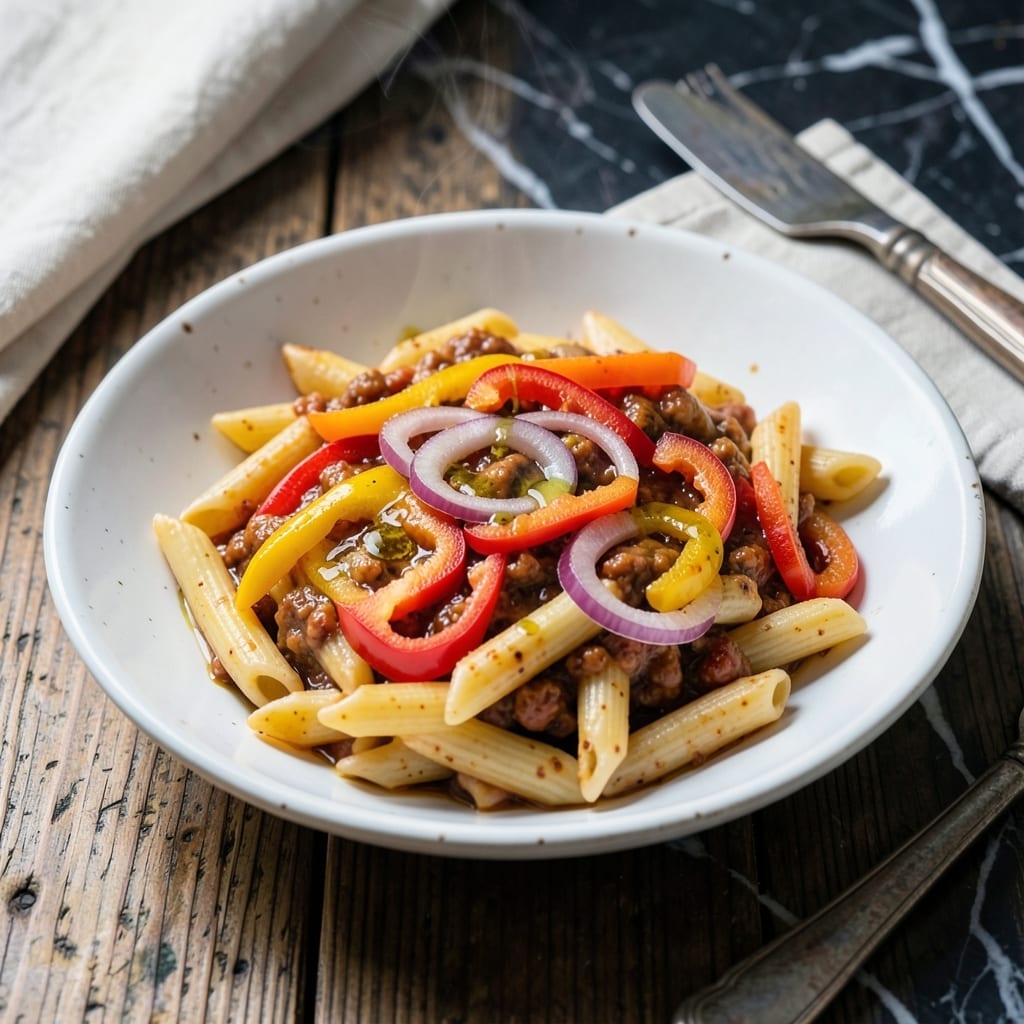 Footprints Rasta Pasta Recipe: Jamaican Jerk Cream Sauce with Veggies Footprints Rasta Pasta Recipe: Jamaican Jerk Cream Sauce with Veggies