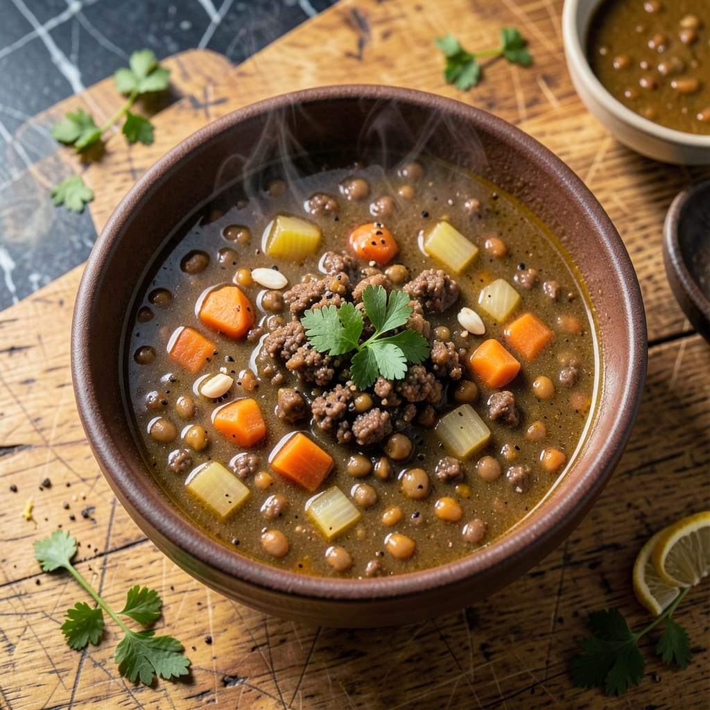 Lentil Soup Recipe With Meat: Hearty Protein-Packed Bowl Lentil Soup Recipe With Meat: Hearty Protein-Packed Bowl