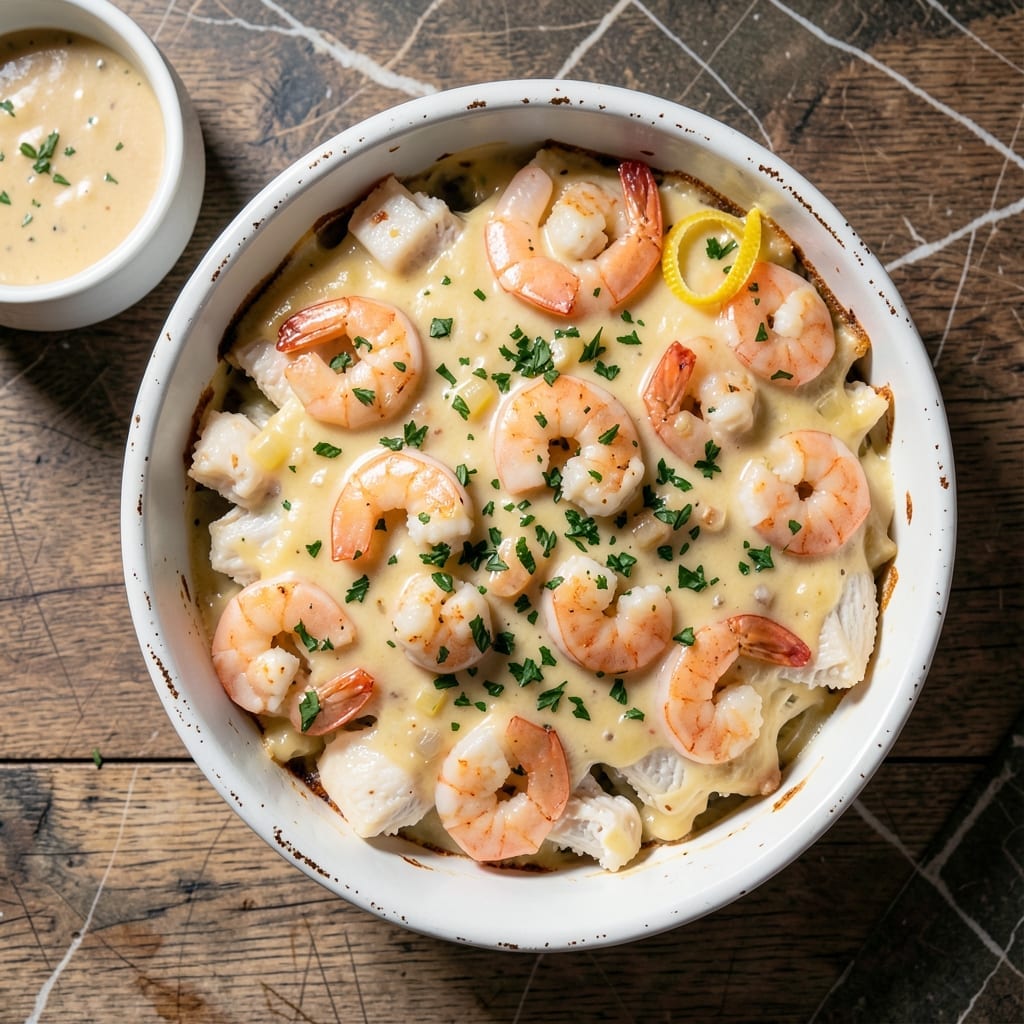 Ree Drummond's Seafood Casserole Recipe: Creamy Layers with Buttery Crumb Topping Ree Drummond's Seafood Casserole Recipe: Creamy Layers with Buttery Crumb Topping