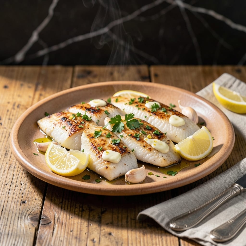 Broiled Flounder Recipe: Buttery Lemon Garlic Fillets in 20 Minutes