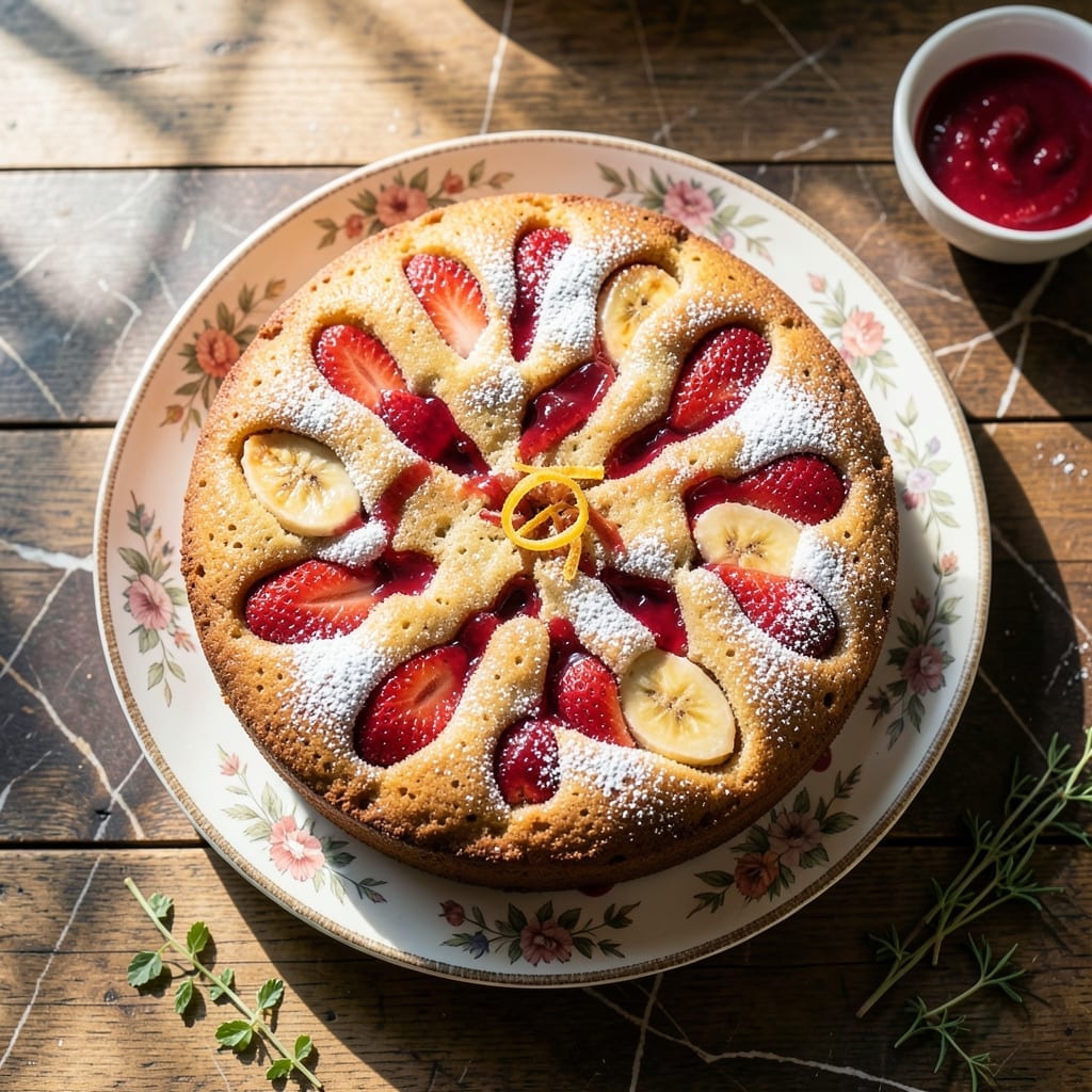 Leo's Strawberry Banana Cake Recipe: Moist Layers With Fresh Fruit Burst