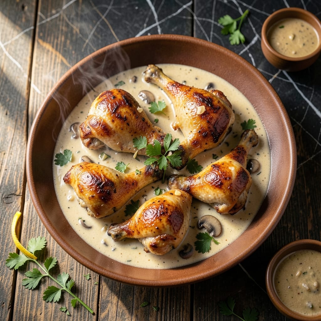 Recipe For Baked Chicken Legs With Cream Of Mushroom Soup