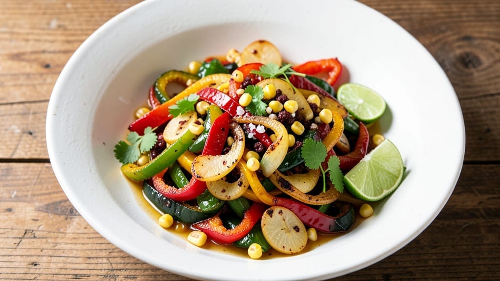 3 Sisters Salad Recipe: Corn, Peppers, and Onions with Smoky Chipotle Twist 3 Sisters Salad Recipe: Corn, Peppers, and Onions with Smoky Chipotle Twist
