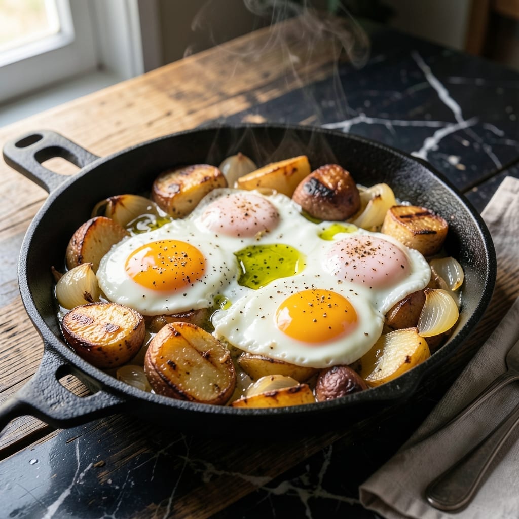 Potato And Egg Recipe: Rustic Comfort in One Skillet