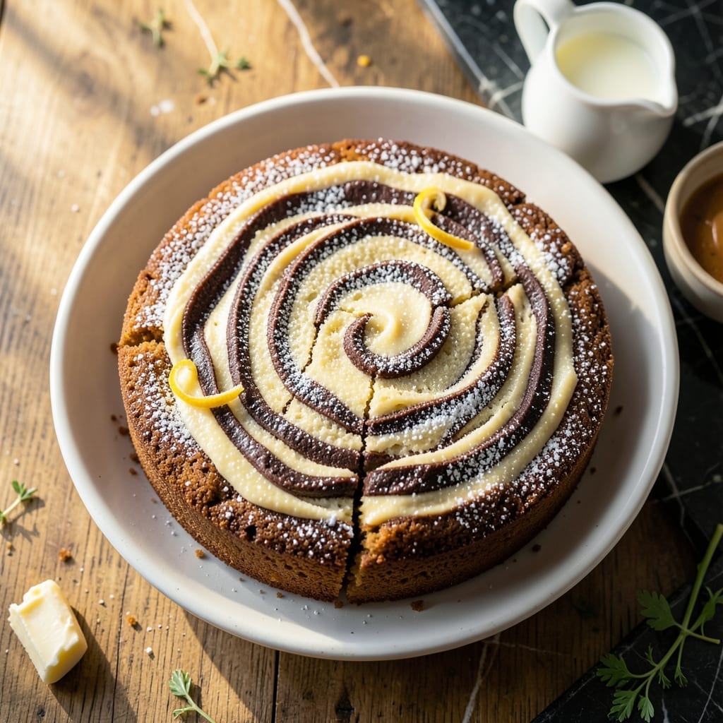 Barefoot Contessa Marble Cake Recipe: Swirled Vanilla and Chocolate Elegance