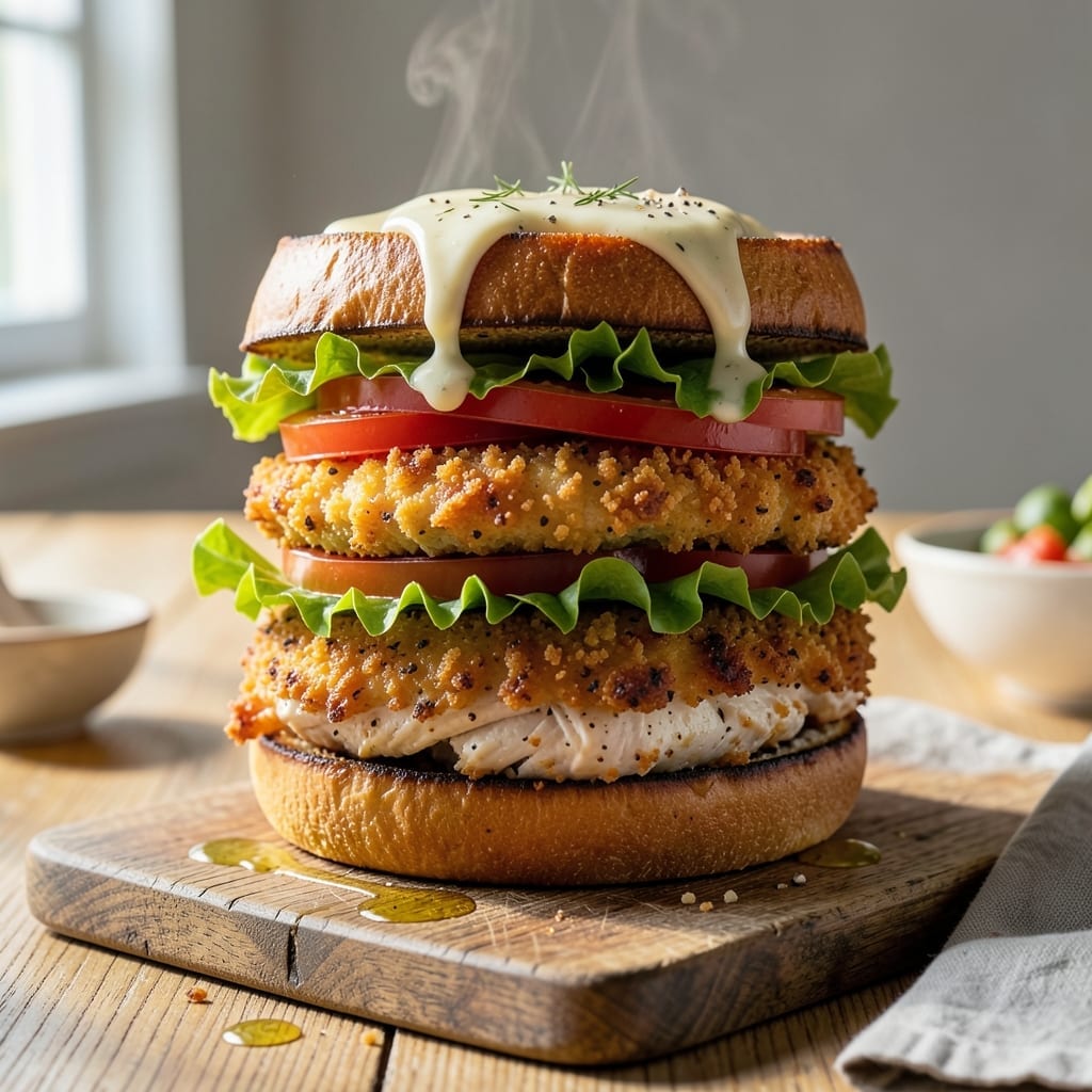 Homemade Chicken Sandwich Recipe Pickle Juice: Brined for Extra Crispiness