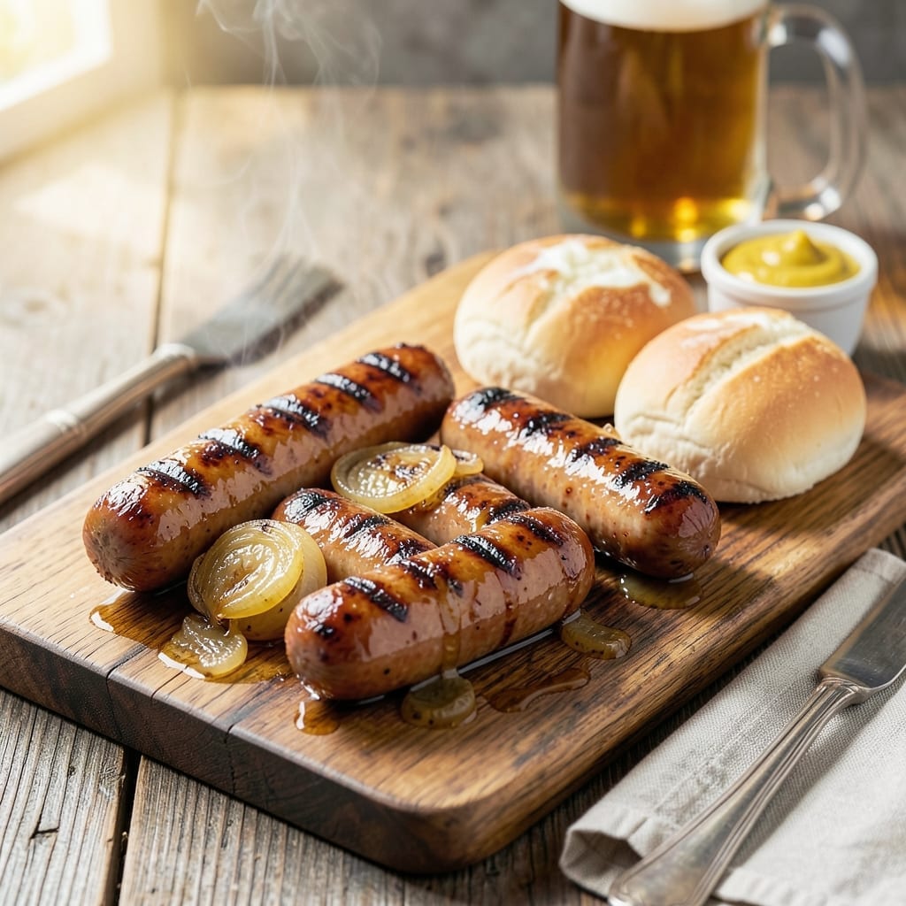 Johnsonville Brat Recipe: Beer-Braised Juiciness on the Grill