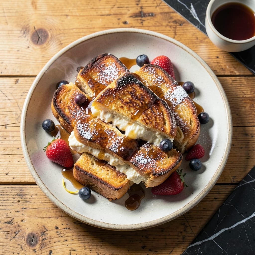 Recipe for Stuffed French Toast: Custard-Soaked Bread with Sweet Surprise Recipe for Stuffed French Toast: Custard-Soaked Bread with Sweet Surprise