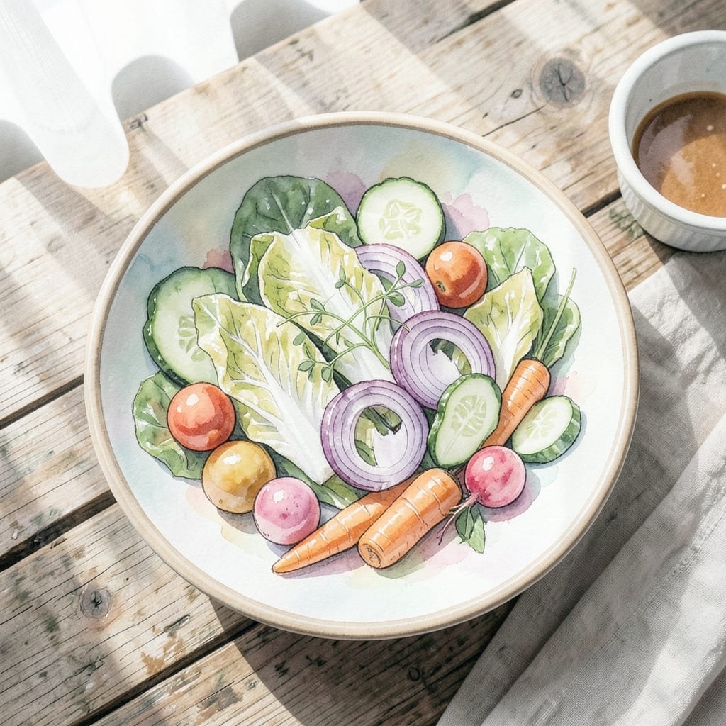 Salad Recipe To Go With Pizza: Crunchy Freshness That Cuts the Richness Salad Recipe To Go With Pizza: Crunchy Freshness That Cuts the Richness