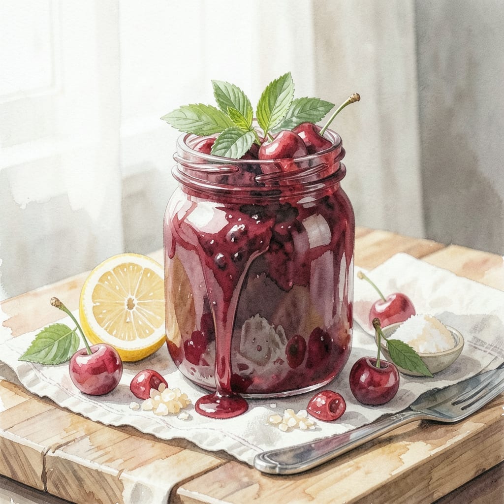 Tart Cherry Jam Recipe With Pectin: Bold Sweet-Tart Spread for Toast Tart Cherry Jam Recipe With Pectin: Bold Sweet-Tart Spread for Toast