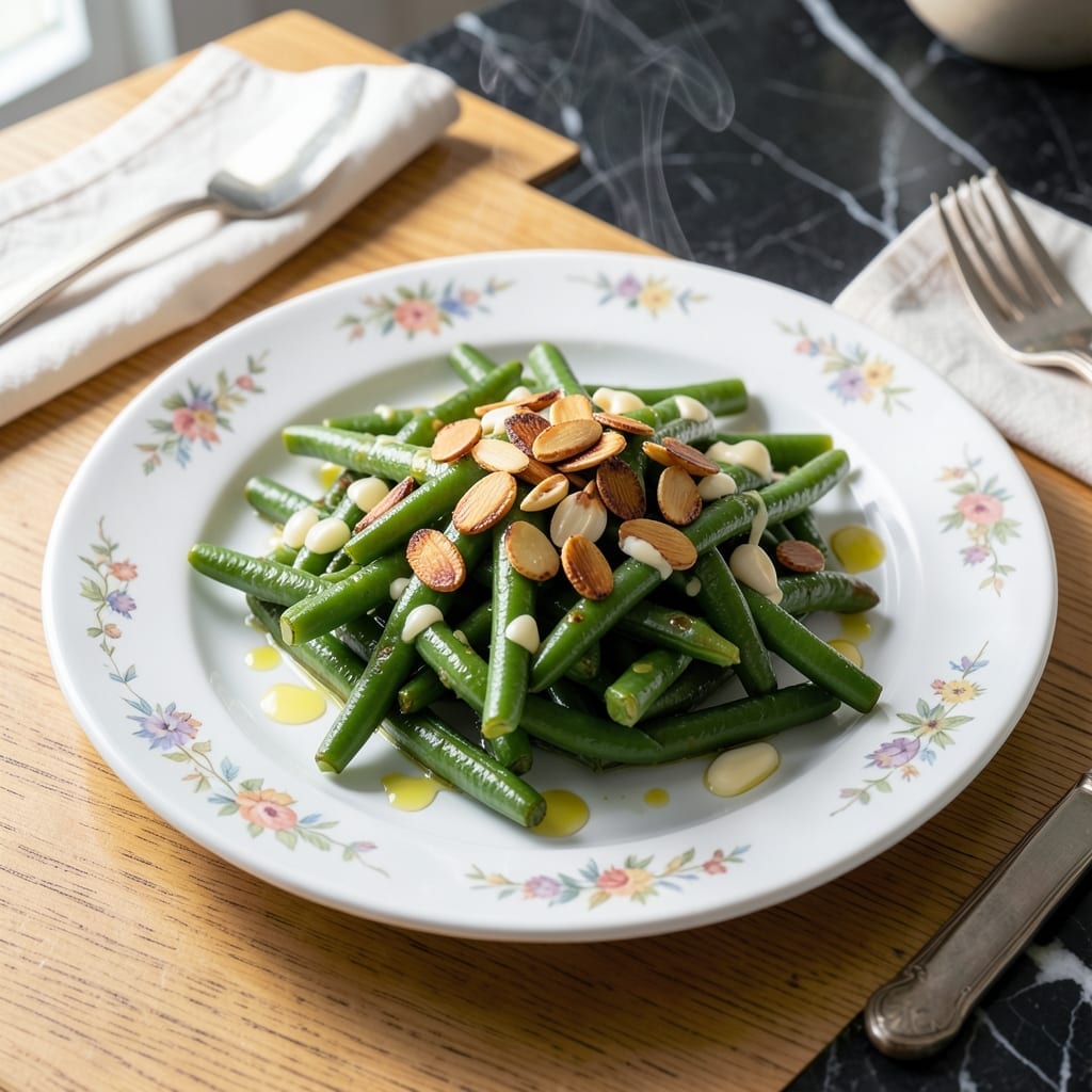 Green Beans Almondine Joanna Gaines Recipe: Buttery Toasted Almond Elegance