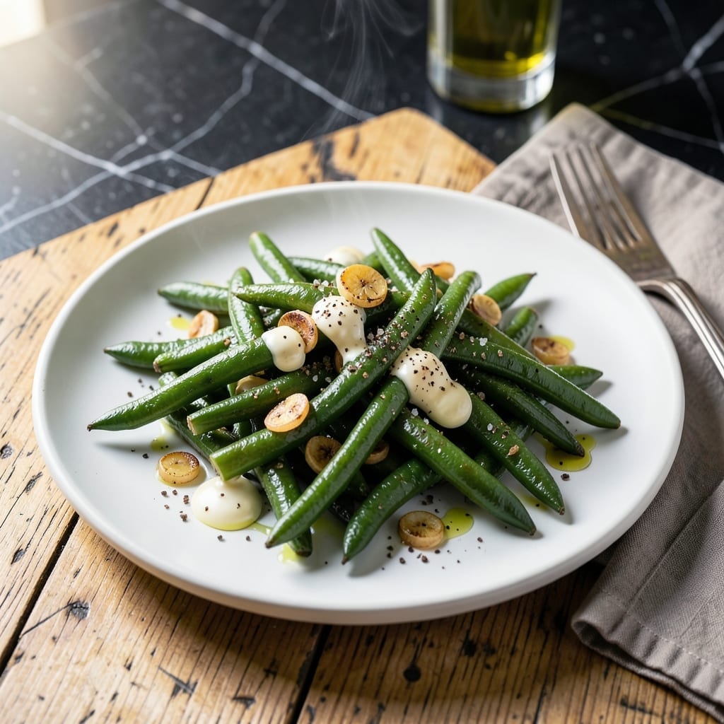 Recipe Club Green Beans: Garlic-Butter Blistered Perfection