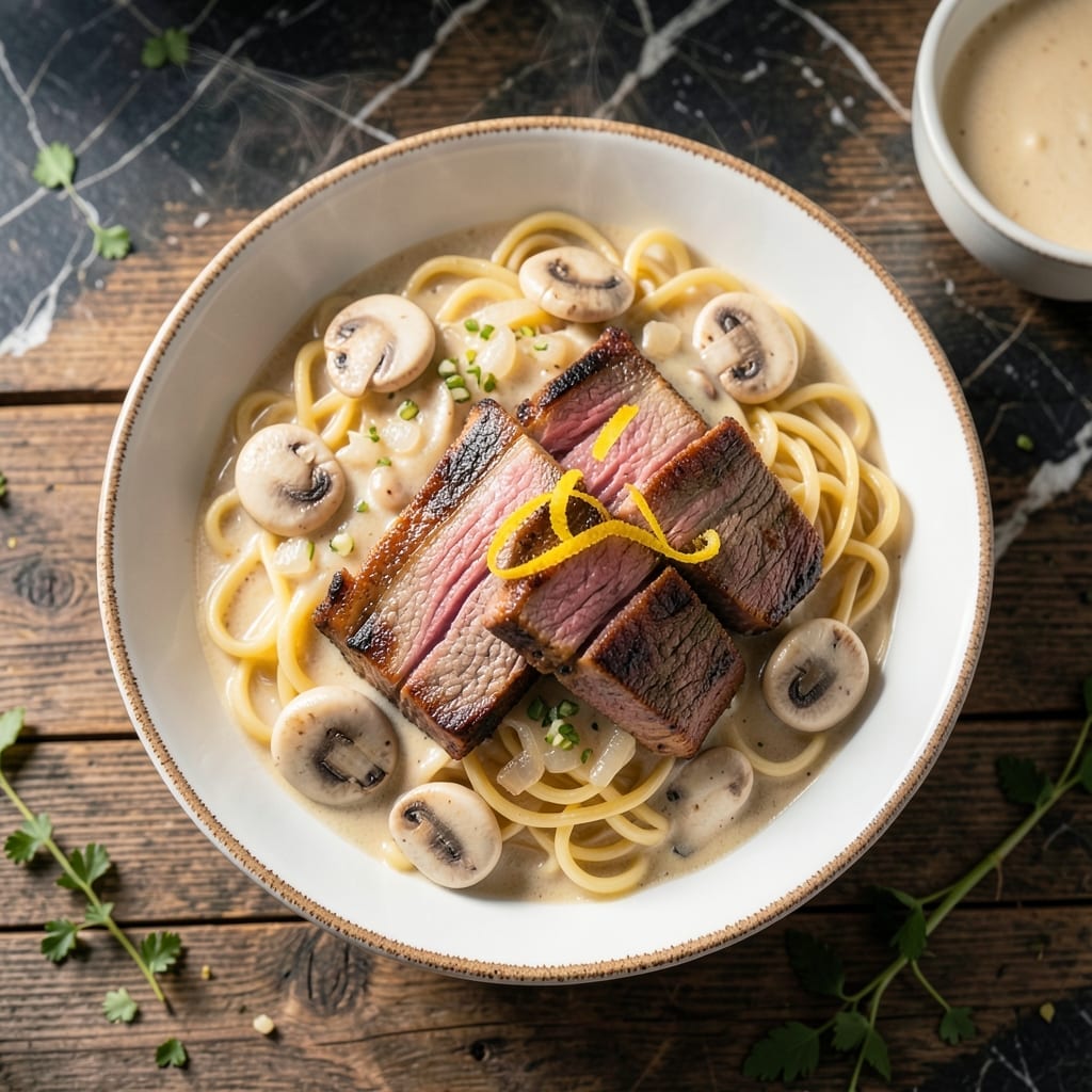 Campbell's Soup Stroganoff Recipe: Creamy Beef and Noodles in One Pot Campbell's Soup Stroganoff Recipe: Creamy Beef and Noodles in One Pot