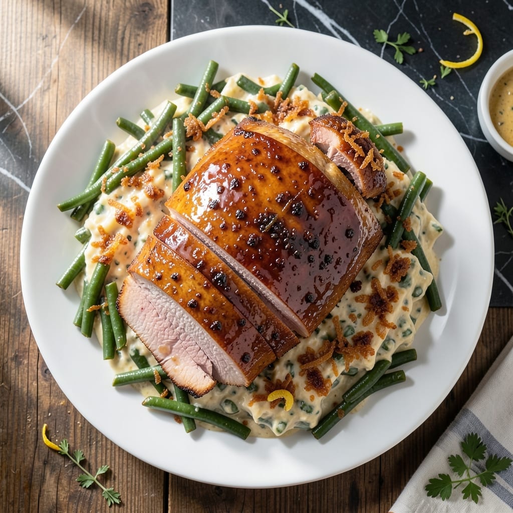 Honey Baked Ham Green Bean Casserole Recipe: Sweet and Savory Holiday Feast Honey Baked Ham Green Bean Casserole Recipe: Sweet and Savory Holiday Feast