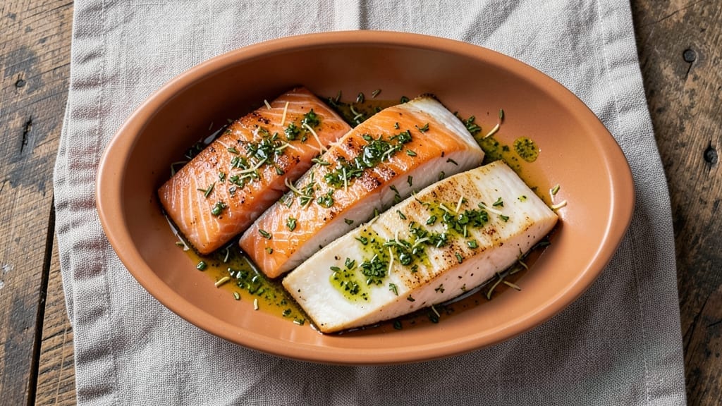 3 Fish Roast Recipe: Mediterranean Herb Crust With Lemon-Zest Brightness