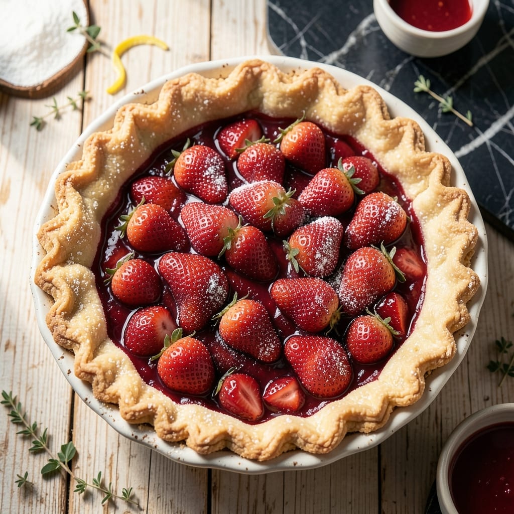 Fresh Strawberry Pie Recipe Without Jello: Homemade Berry Thickening Magic Fresh Strawberry Pie Recipe Without Jello: Homemade Berry Thickening Magic