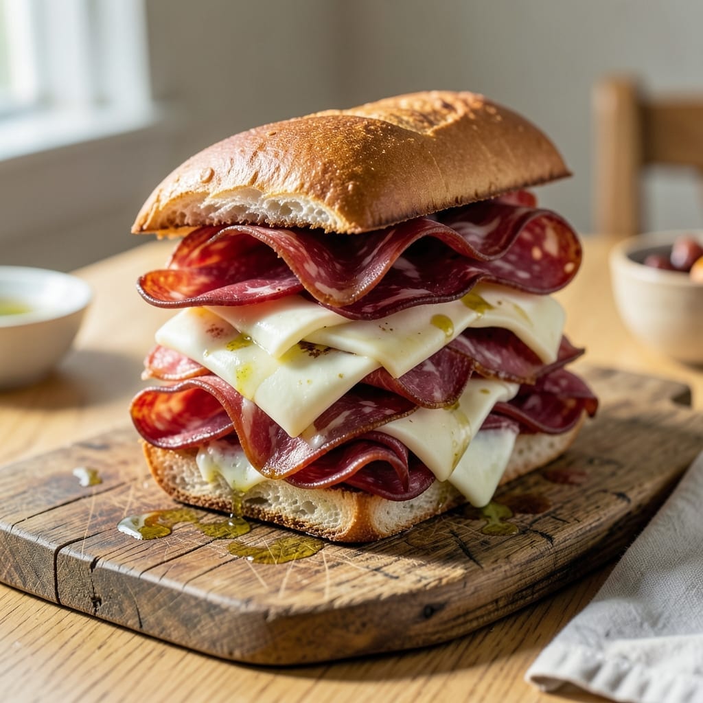 Hoagie Sandwich Recipe: Loaded With Italian Meats and Cheeses