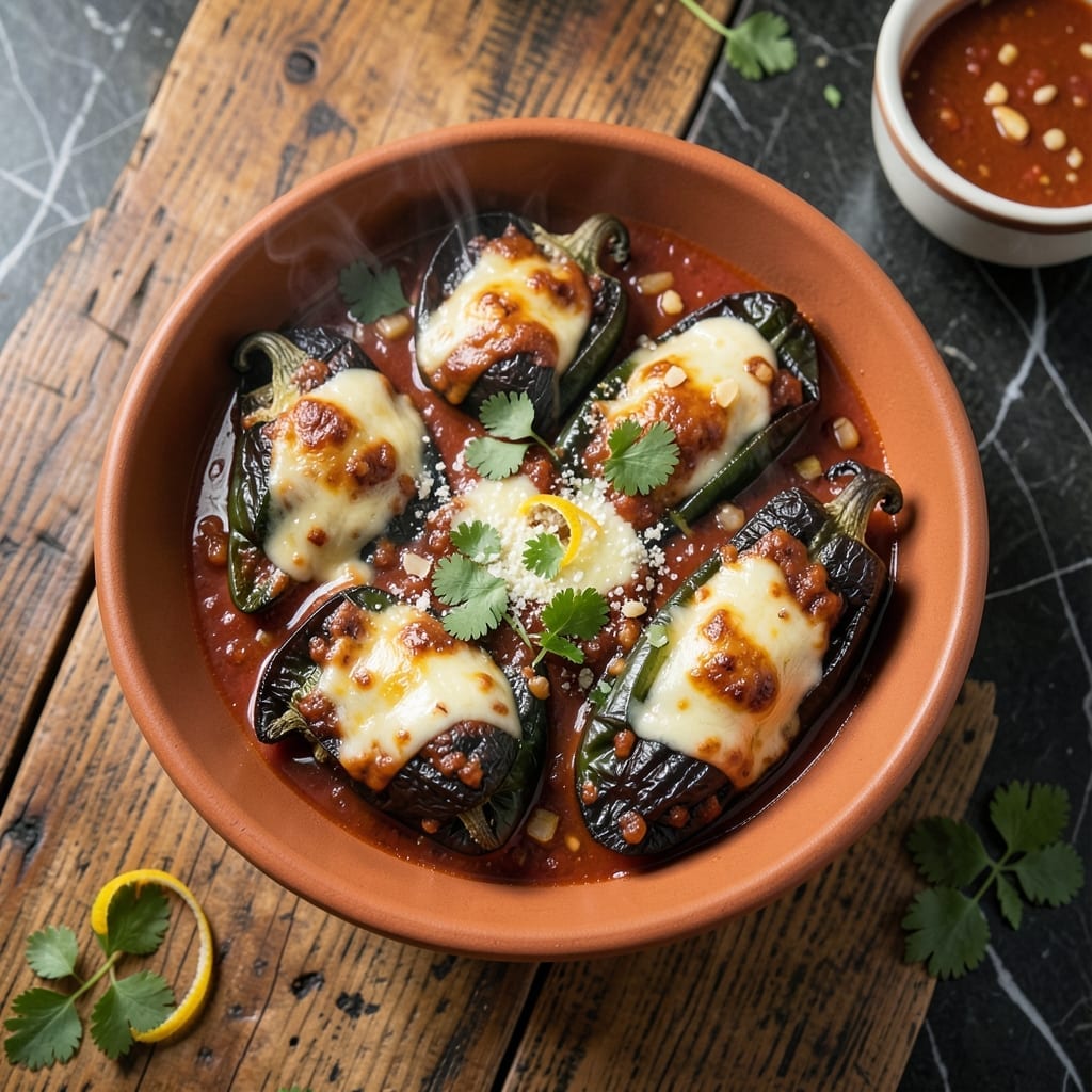 Chili Relleno Crock Pot Recipe: Cheesy Stuffed Peppers with Effortless Flavor