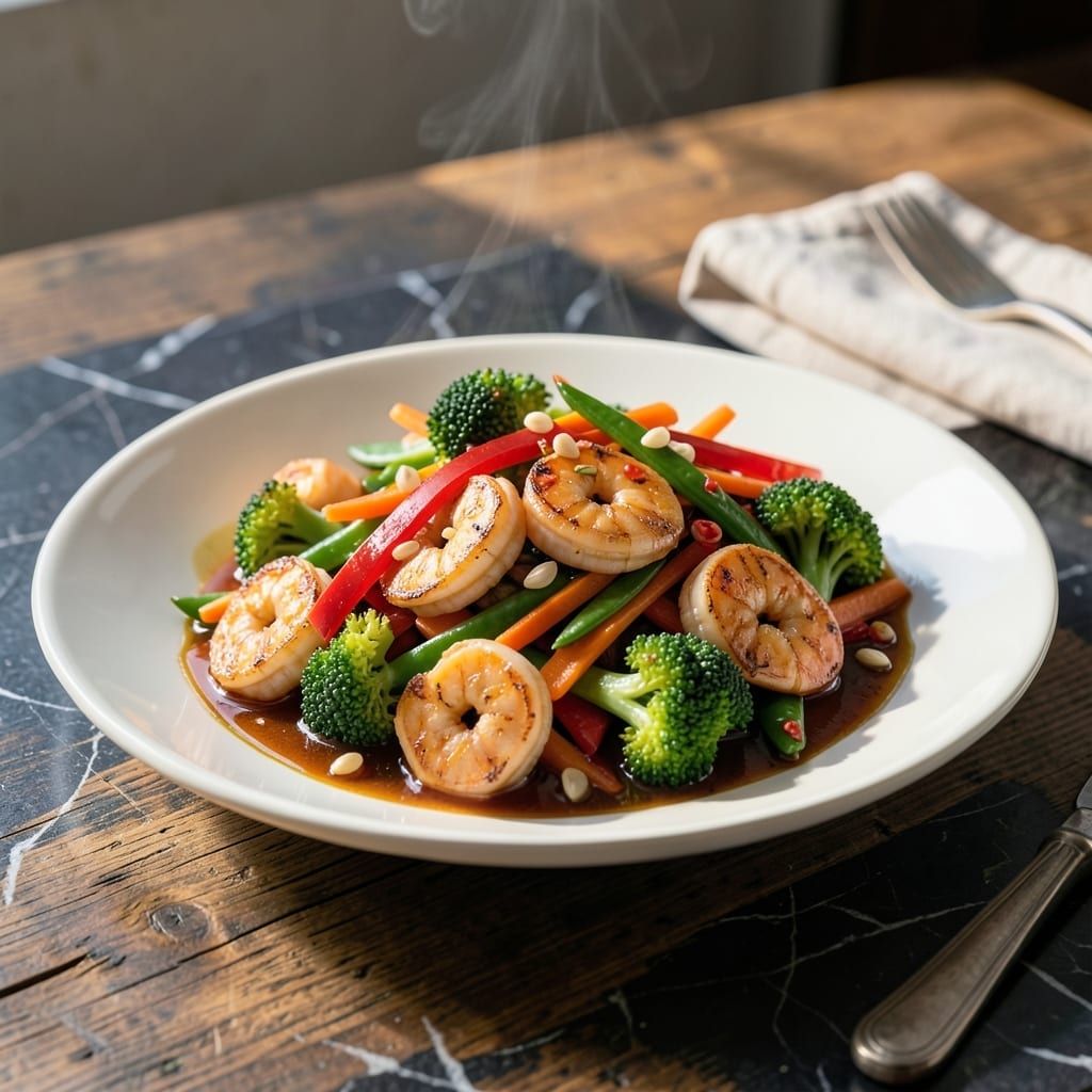Chinese Shrimp Stir Fry Recipe With Vegetables