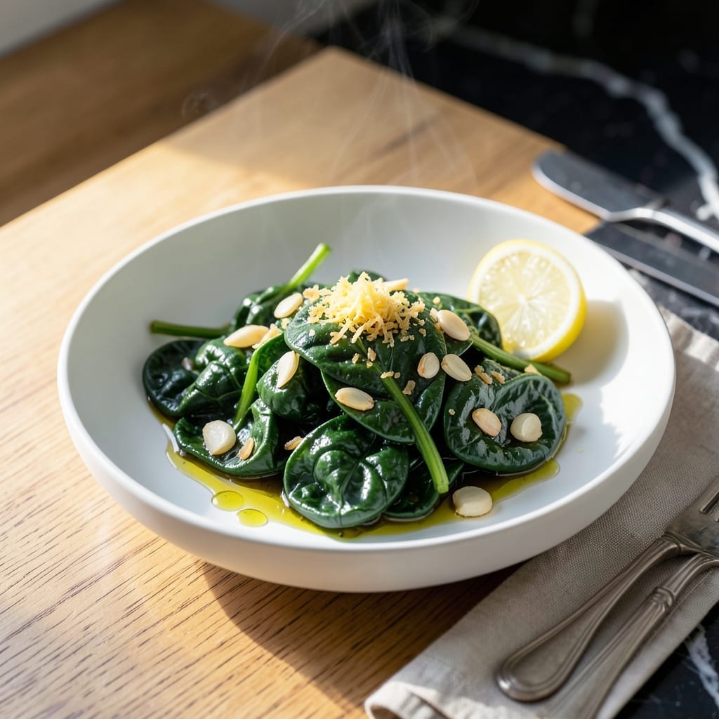 Sauteed Spinach Recipe Healthy: Garlicky Greens in 10 Minutes