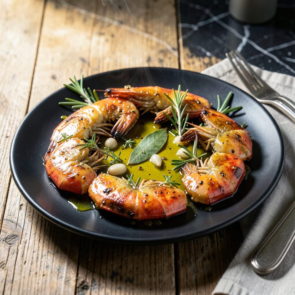 Whole Head-On Shrimp Recipe: One-Pot Garlic and Herb Infusion