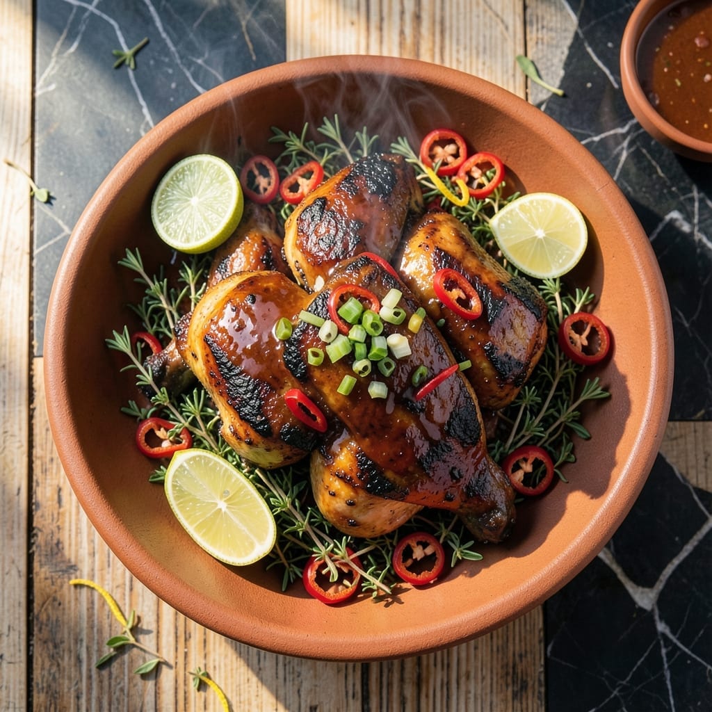Jamaican Jerk BBQ Chicken Recipe: Island Spice With Smoky Char Jamaican Jerk BBQ Chicken Recipe: Island Spice With Smoky Char