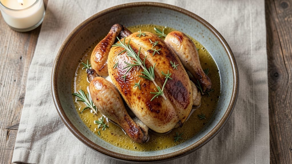 3 LB Roast Chicken Recipe: Juicy Golden Skin With Zero Dryness Trick