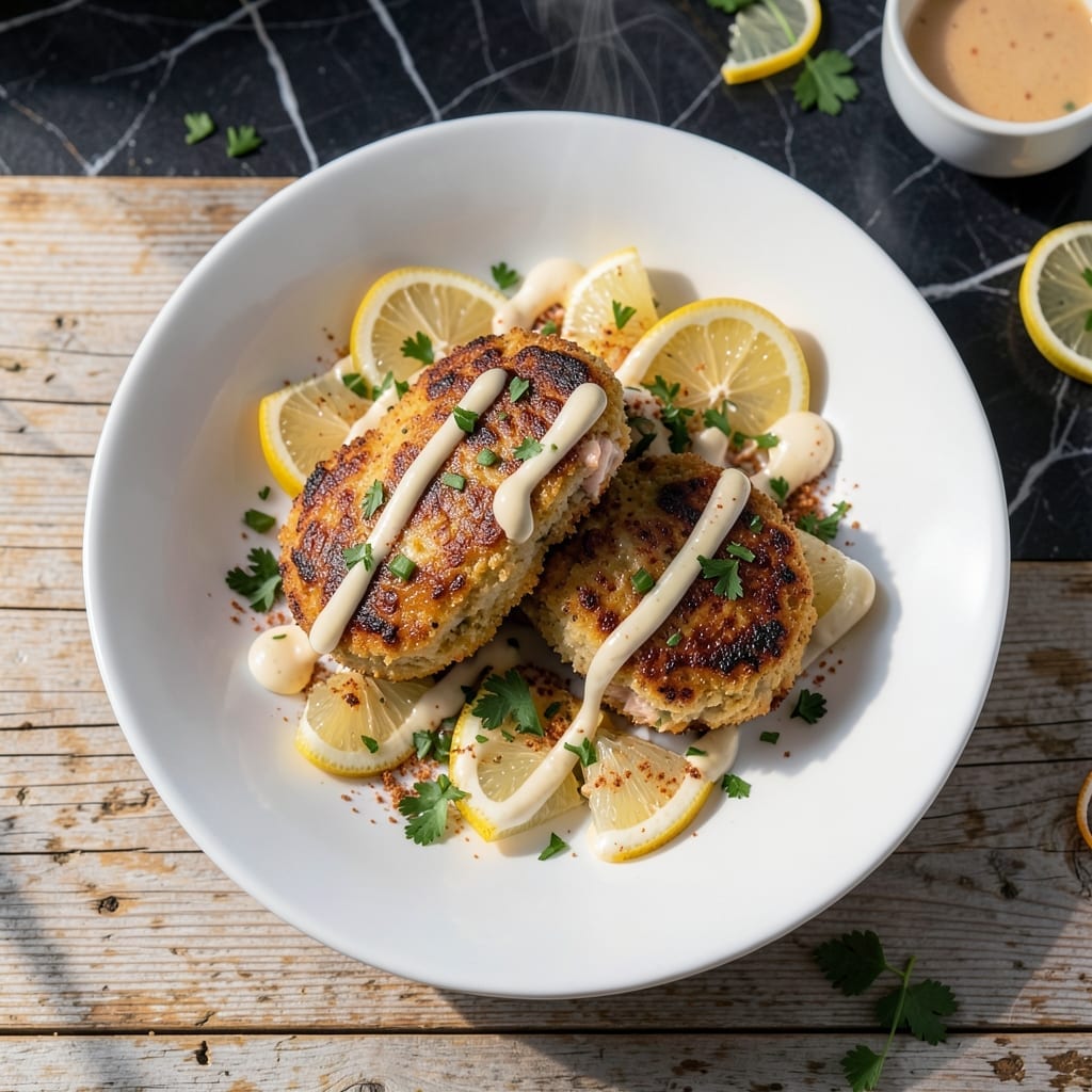 Eddie V Crab Cake Recipe: Lump Crab With Lemon Aioli