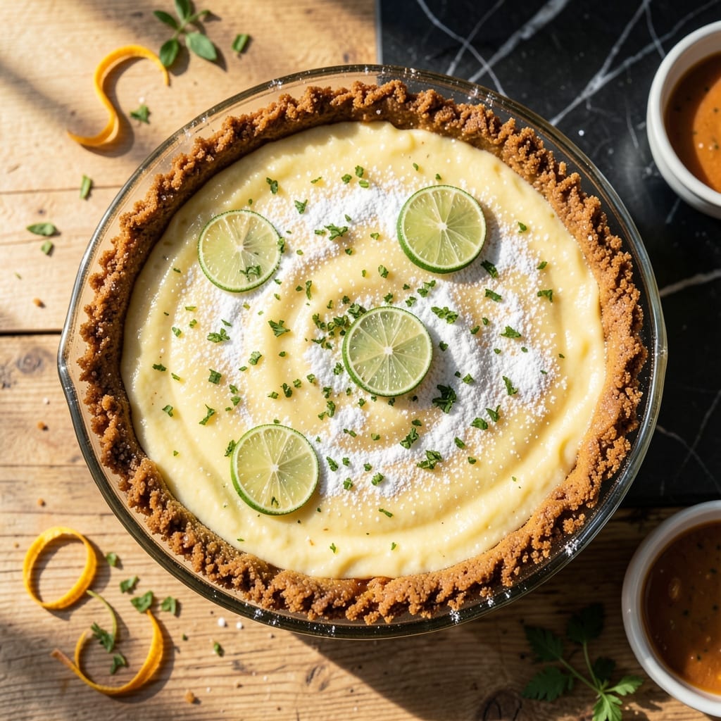 Key Lime Pie Recipe: Tangy Custard in a Graham Cracker Crust Key Lime Pie Recipe: Tangy Custard in a Graham Cracker Crust