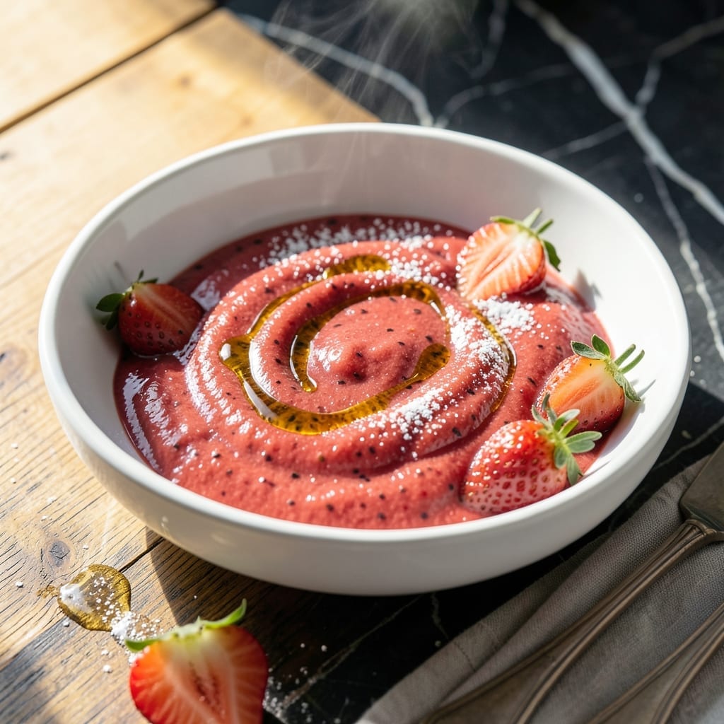 Strawberry Emulsion Recipe: Silky Smooth Drizzle for Desserts Strawberry Emulsion Recipe: Silky Smooth Drizzle for Desserts
