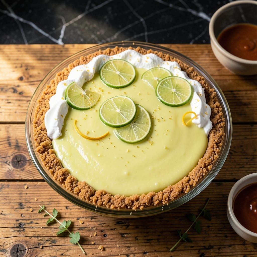 J Alexander's Key Lime Pie Recipe: Tangy Custard in a Buttery Crust J Alexander's Key Lime Pie Recipe: Tangy Custard in a Buttery Crust