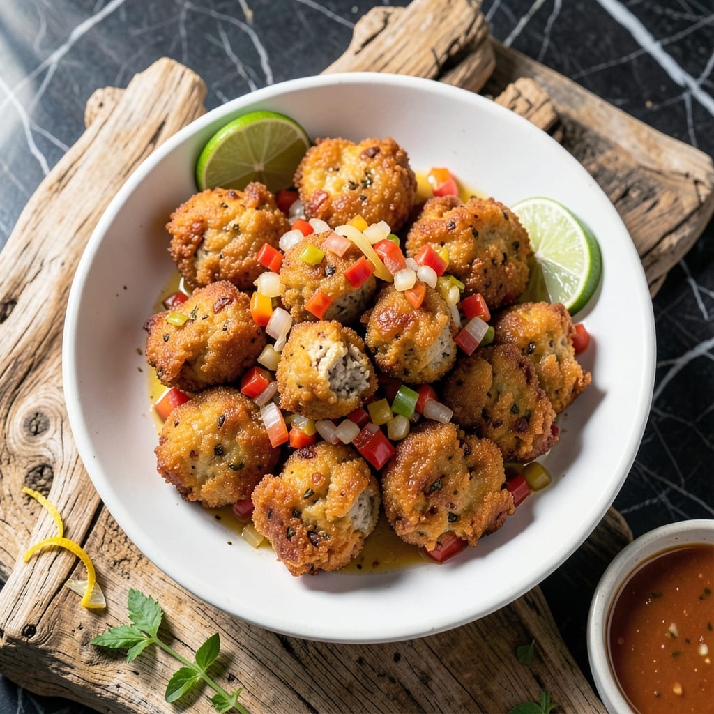 Recipe for Conch Fritters: Crispy Golden Bites With Island Spice Recipe for Conch Fritters: Crispy Golden Bites With Island Spice