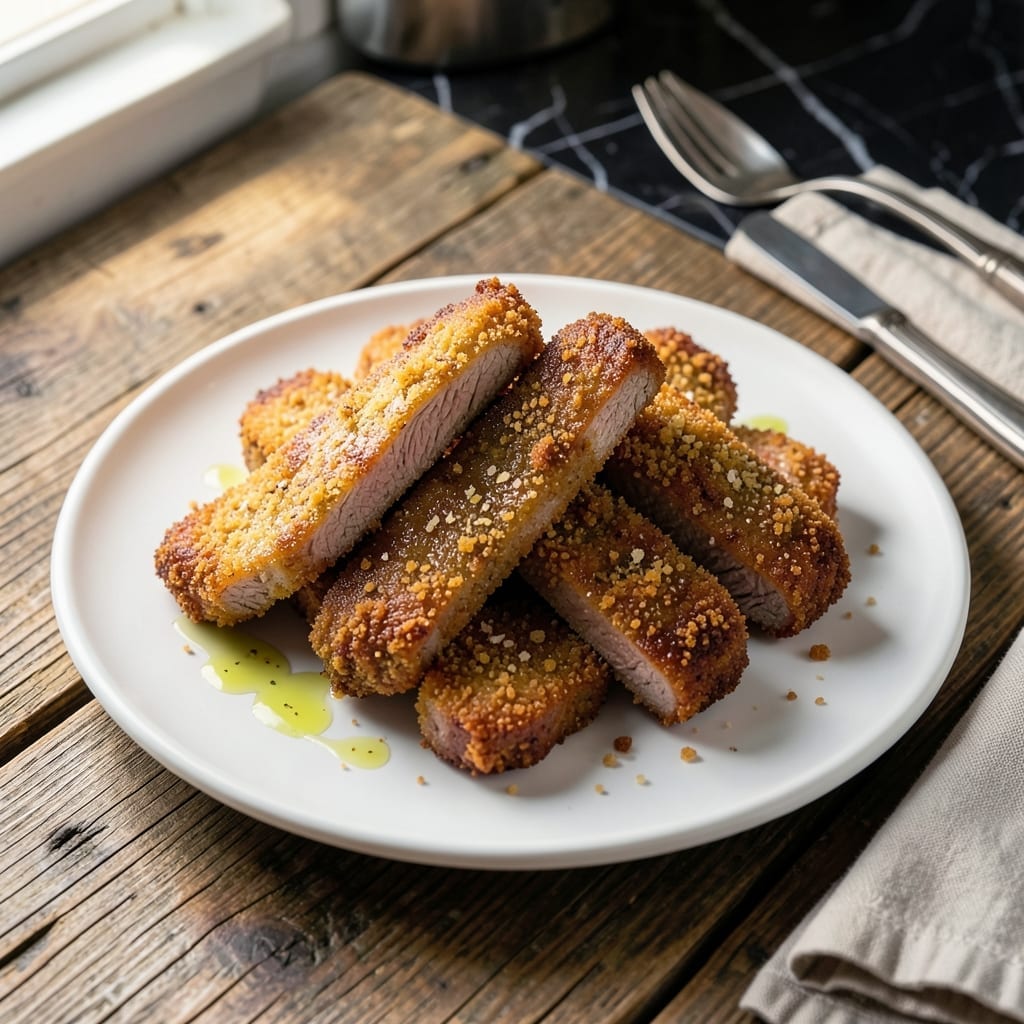 Recipe for Steak Fingers: Crispy Bites With Savory Seasoning