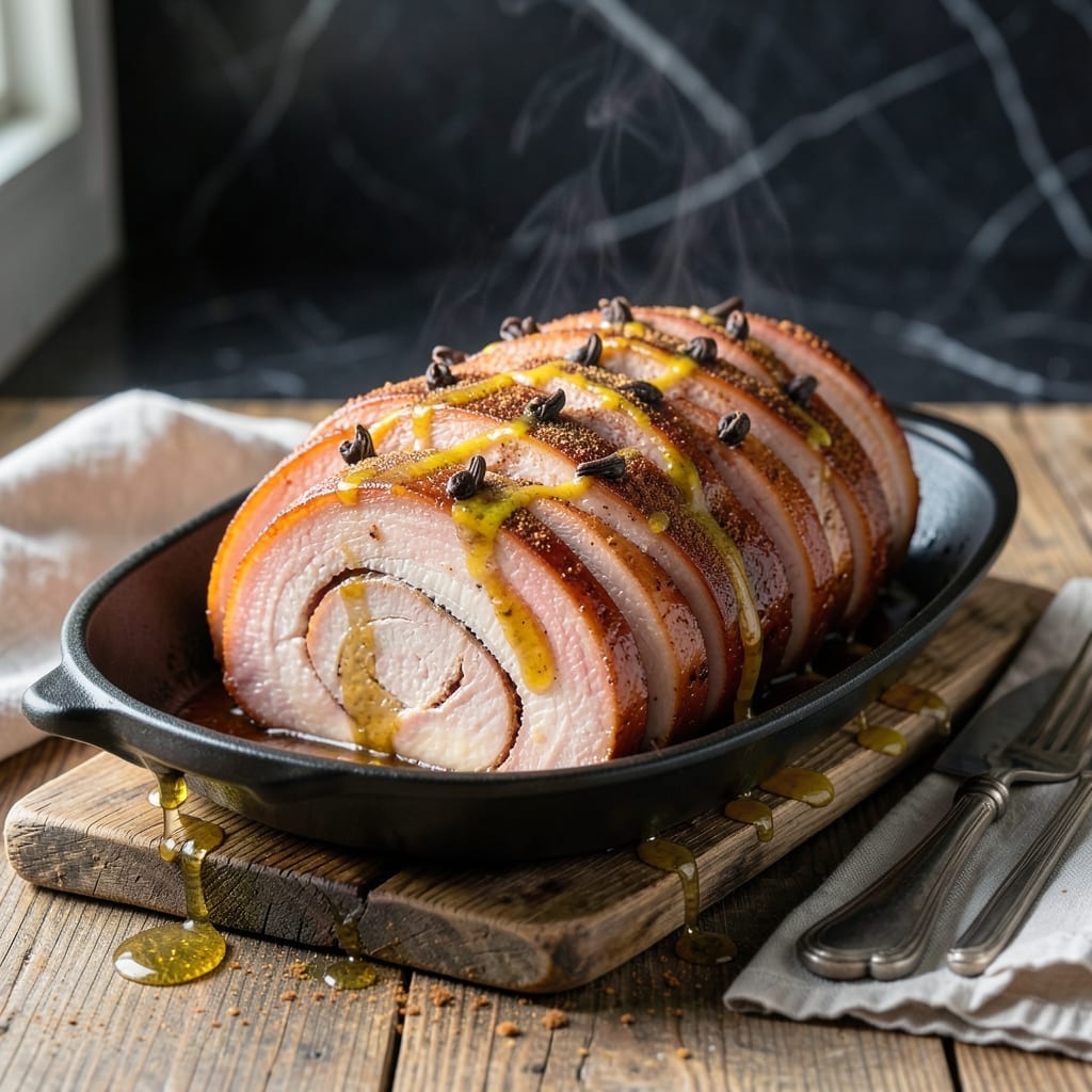 BBQ Ham Recipe Spiral: Glazed and Tender Holiday Centerpiece
