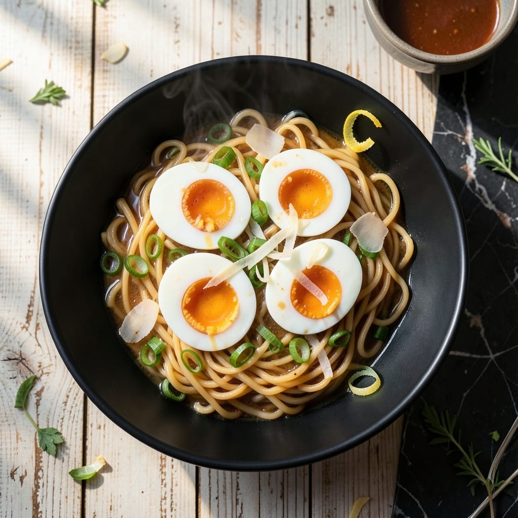 Egg Boil Recipe With Noodles: Silky Eggs and Slurpy Noodle Comfort
