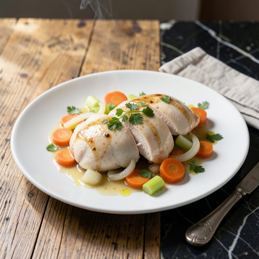 Poached Chicken Recipe Ideas: Silky Texture for Salads and Soups