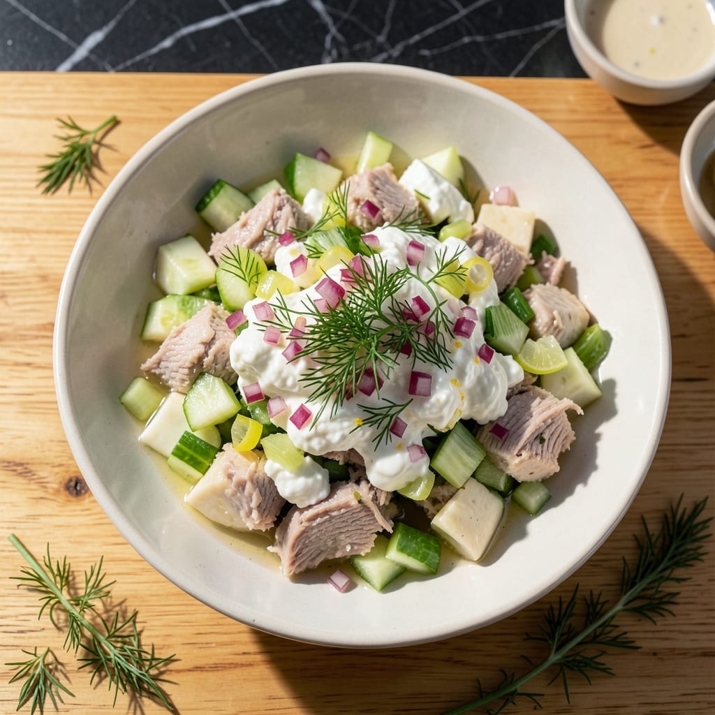 Tuna Salad Recipe Without Mayo: Greek Yogurt Twist With Crunchy Veggies Tuna Salad Recipe Without Mayo: Greek Yogurt Twist With Crunchy Veggies