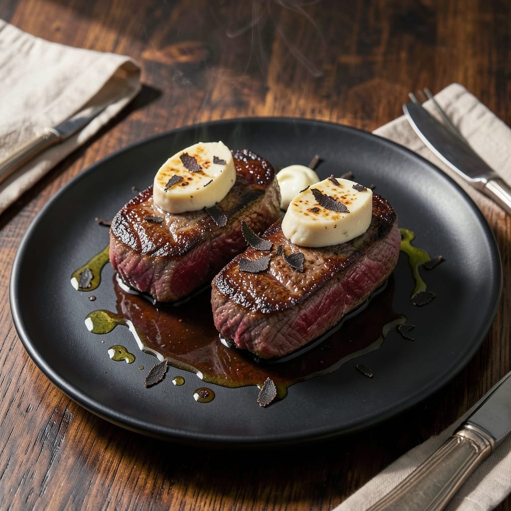 Recipe For Steak Rossini: Foie Gras-Topped Elegance in Minutes