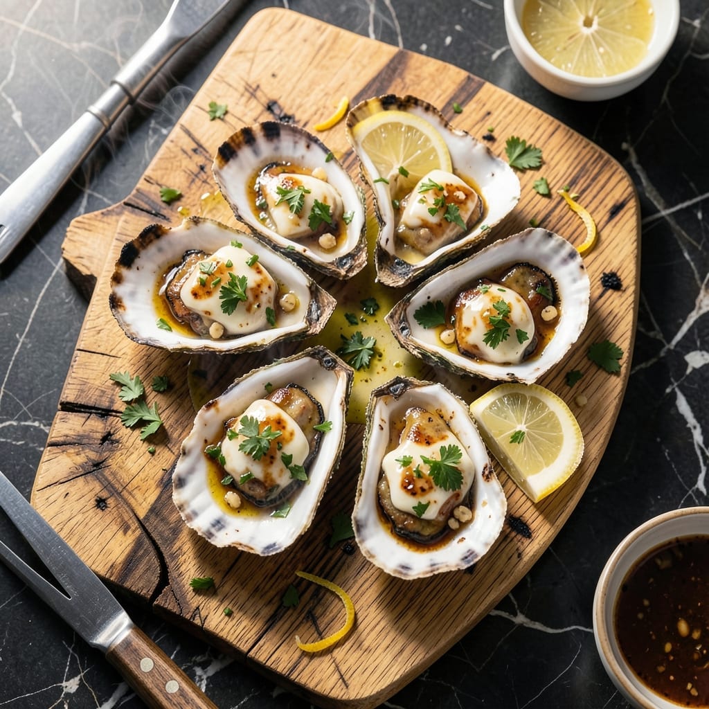 BBQ Oysters Recipe Grill: Smoky Garlic Butter Baste BBQ Oysters Recipe Grill: Smoky Garlic Butter Baste