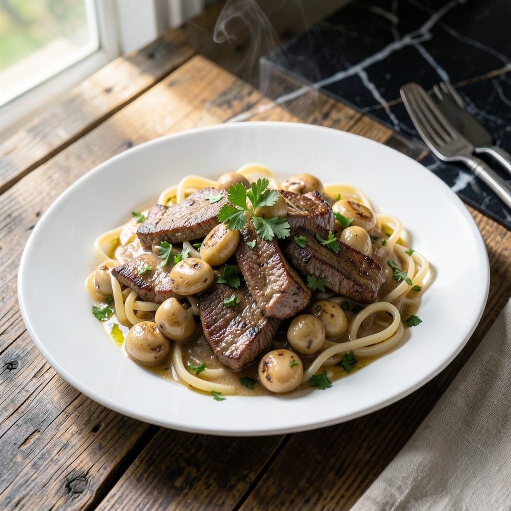 McCormick Beef Stroganoff Recipe: Creamy Mushroom and Sour Cream Sauce McCormick Beef Stroganoff Recipe: Creamy Mushroom and Sour Cream Sauce