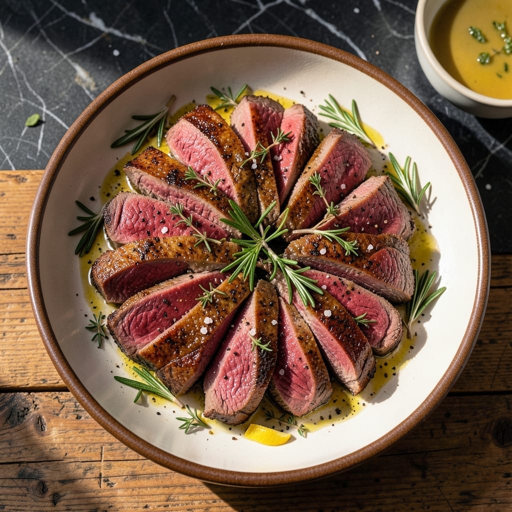 Elk Sirloin Roast Recipe: Wild Game Richness with Herb Crust