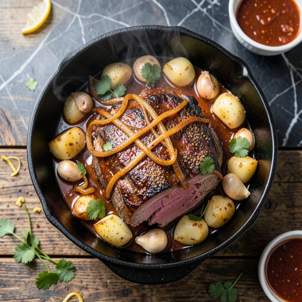 BBQ Chuck Roast Recipe Oven: Slow-Roasted Smoky Tenderness BBQ Chuck Roast Recipe Oven: Slow-Roasted Smoky Tenderness