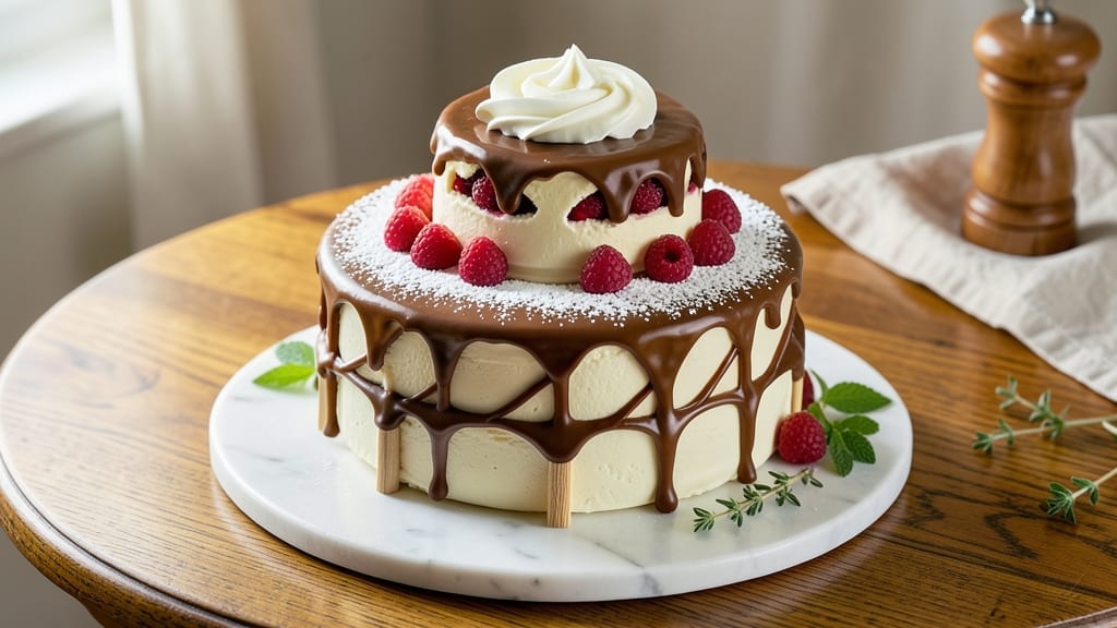 2-Tier Birthday Cake Recipe: Stacked Height With Decadent Buttercream Swirls