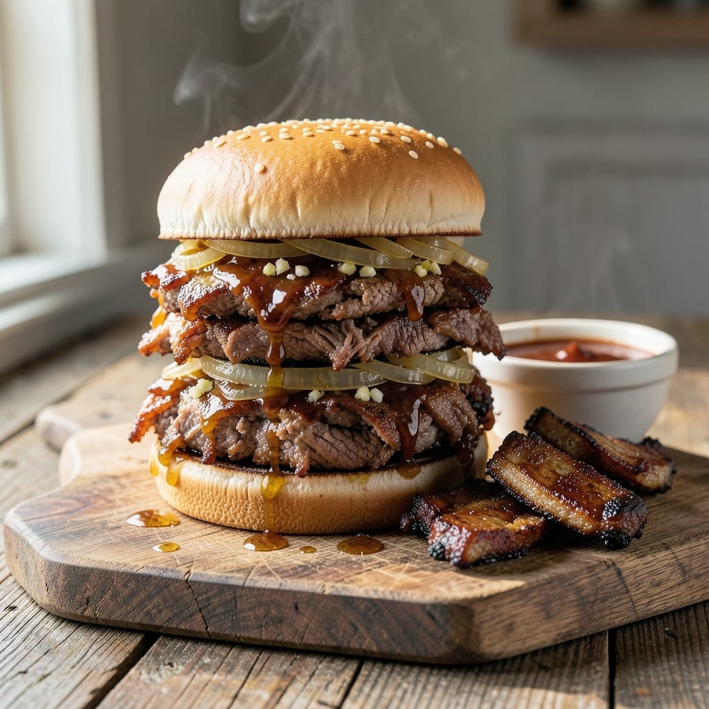 BBQ Rib Sandwich Recipe McRib: Smoky Pull-Apart Pork on Soft Bun BBQ Rib Sandwich Recipe McRib: Smoky Pull-Apart Pork on Soft Bun