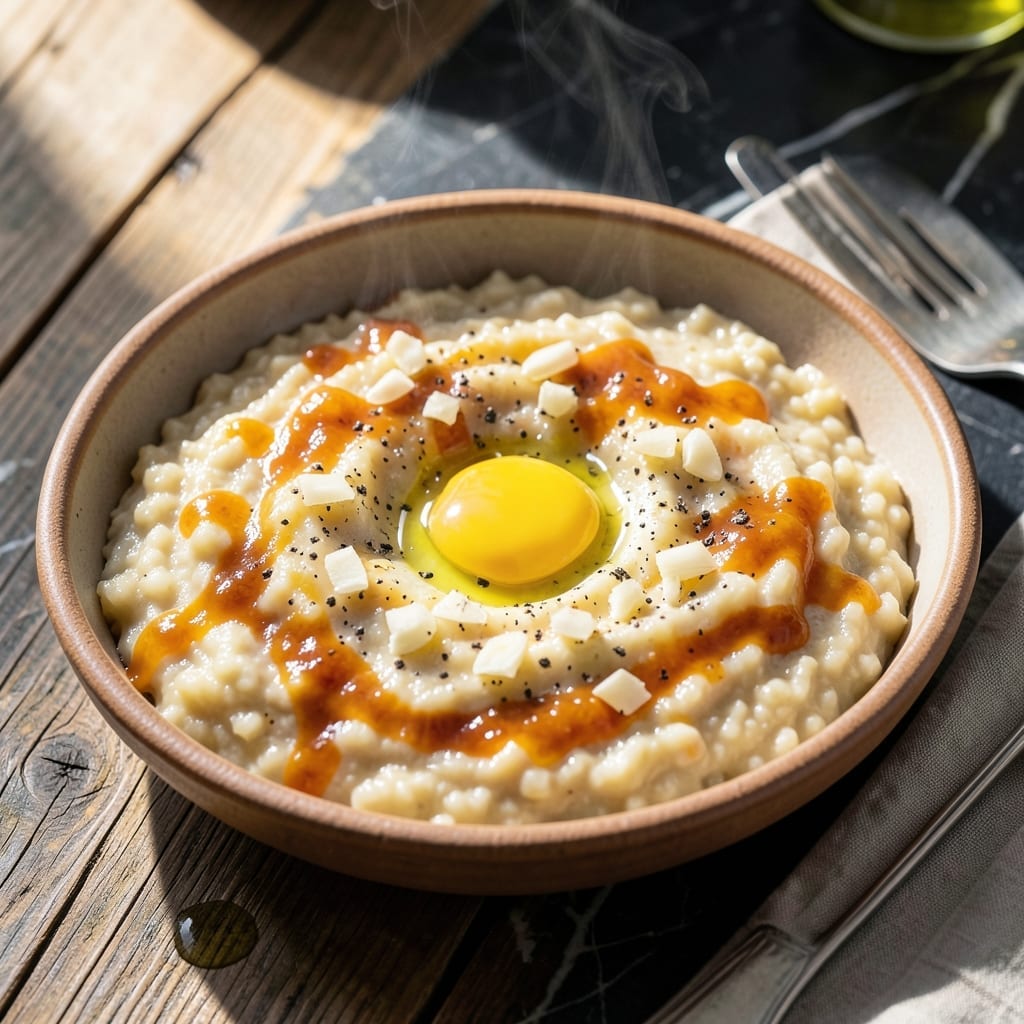 Garlic Cheese Grits Recipe: Southern-Style Creamy Indulgence