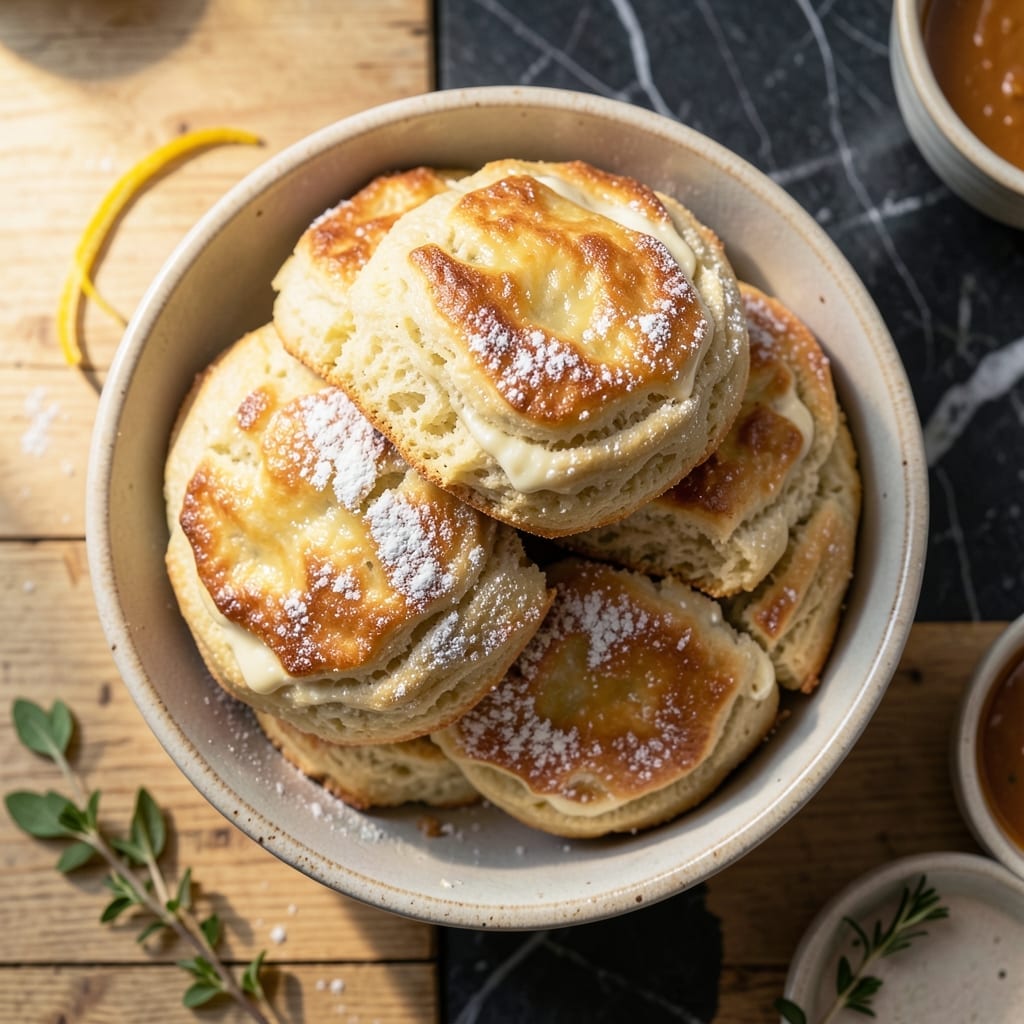3 Ingredient Biscuit Recipe With All-Purpose Flour: Flaky Layers in Minutes