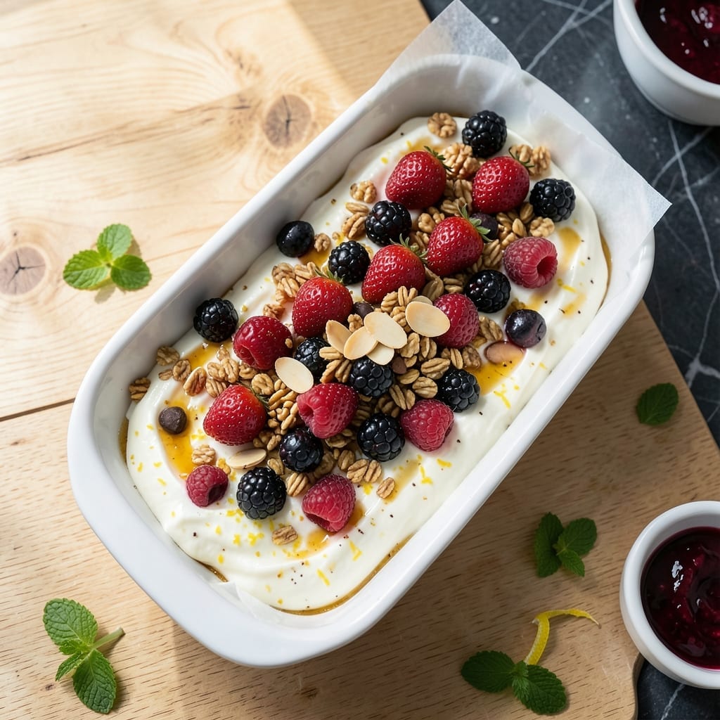 Clio Greek Yogurt Bar Recipe: Frozen Creamy Indulgence with Fresh Toppings Clio Greek Yogurt Bar Recipe: Frozen Creamy Indulgence with Fresh Toppings