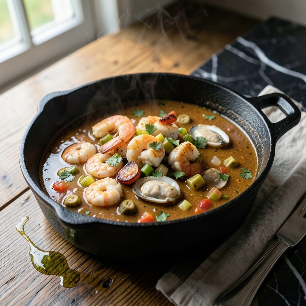 Best Louisiana Seafood Gumbo Recipe: Dark Roux and Spicy Depth Best Louisiana Seafood Gumbo Recipe: Dark Roux and Spicy Depth